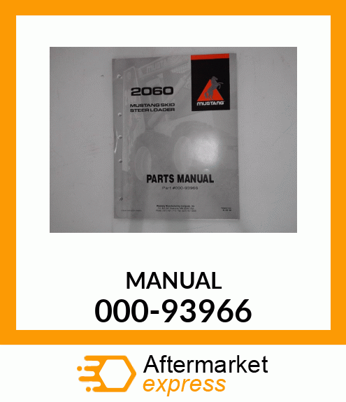 Spare part 000-93966 + MANUAL