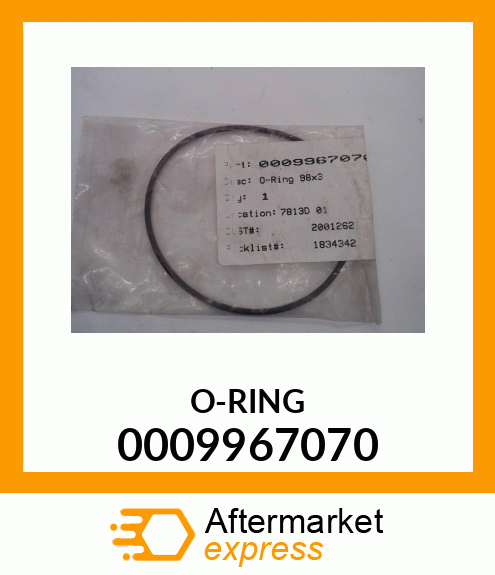 O-RING 0009967070