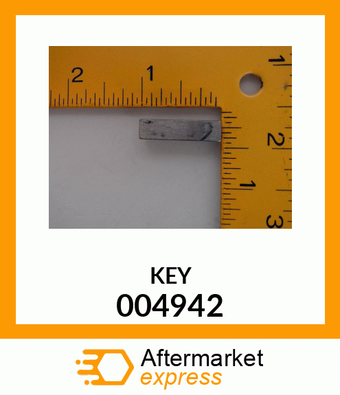 Spare part 004942 + KEY