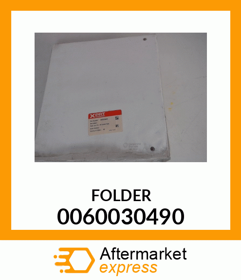 Spare part 0060030490 + FOLDER