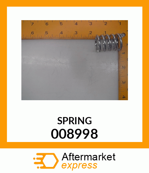 Spare part 008998 + SPRING