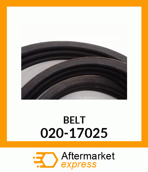 Spare part 020-17025 + BELT