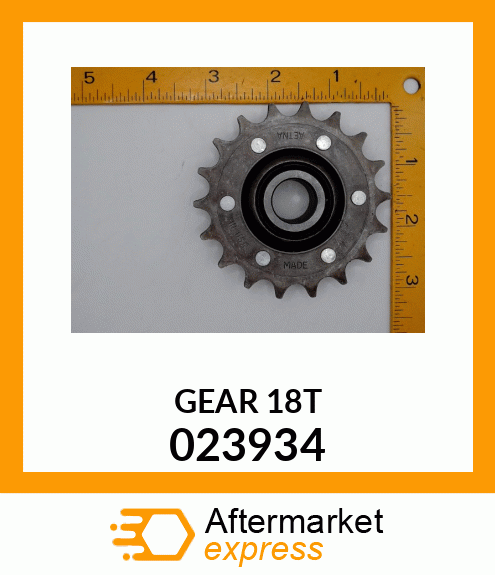 Spare part 023934 + GEAR_18T