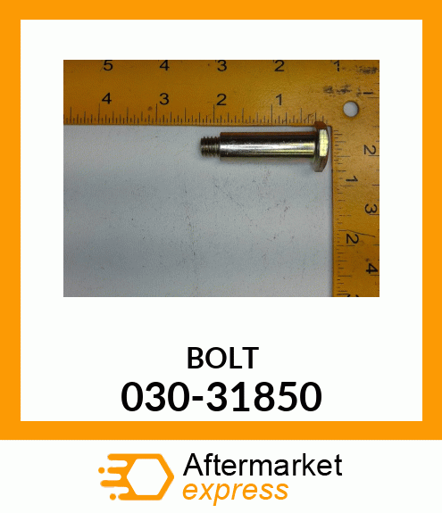 Spare part 030-31850 + BOLT