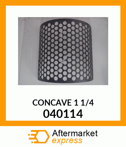 Spare part 040114 + CONCAVE_1_1/4