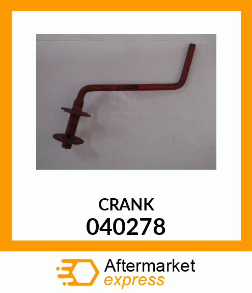 Spare part 040278 + CRANK