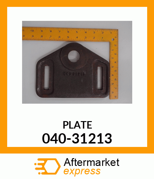 Spare part 040-31213 + PLATE