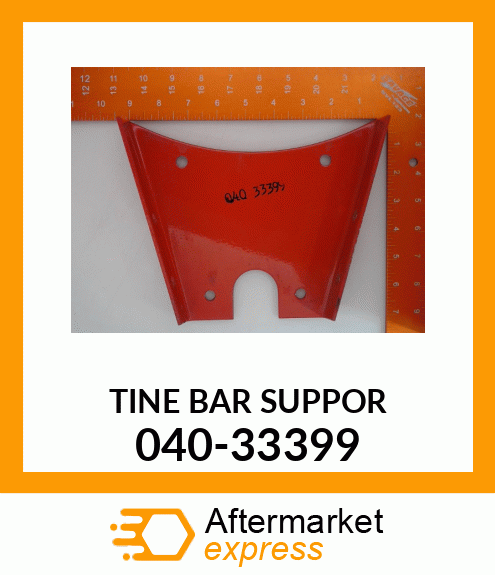 Spare part 040-33399 + TINE_BAR_SUPPOR