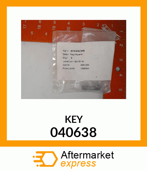 Spare part 040638 + KEY