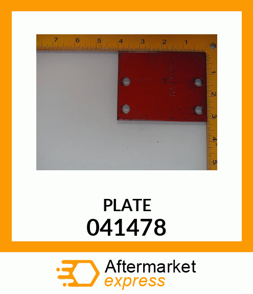 Spare part 041478 + PLATE