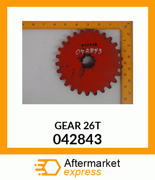 Spare part 042843 + GEAR_26T