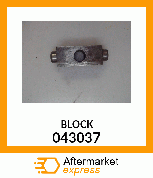 Spare part 043037 + BLOCK