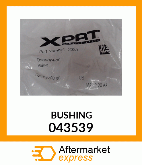 Spare part 043539 + BUSHING