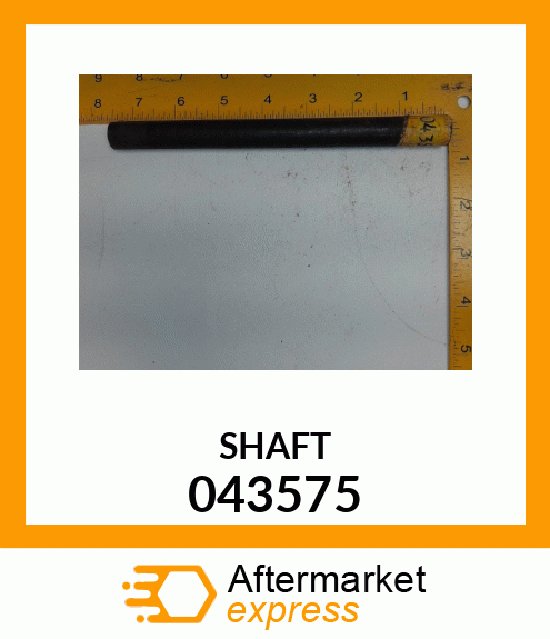 Spare part 043575 + SHAFT