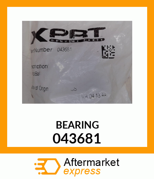 BEARING 043681