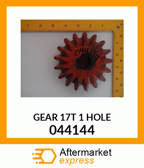 Spare part 044144 + GEAR_17T_1_HOLE