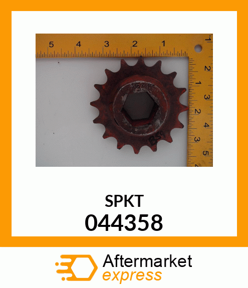 Spare part 044358 + SPKT