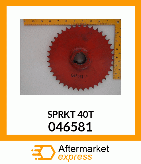 SPRKT 40T 046581