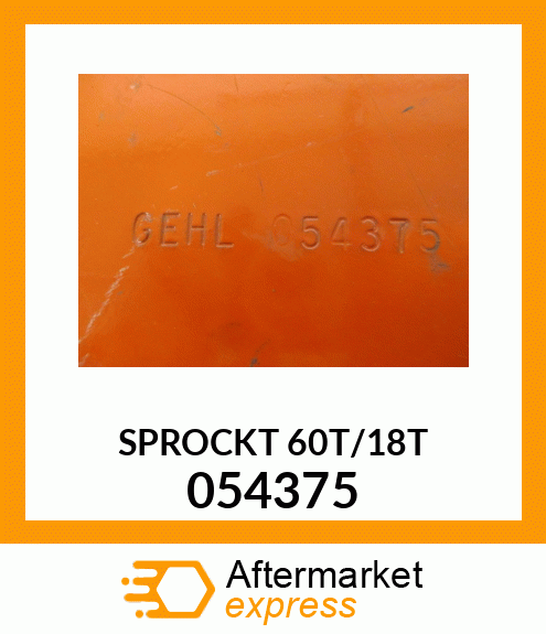 SPROCKT_60T/18T 054375