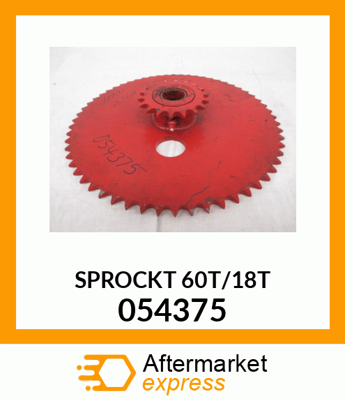 SPROCKT_60T/18T 054375