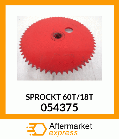 SPROCKT_60T/18T 054375