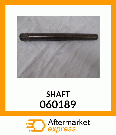 SHAFT 060189