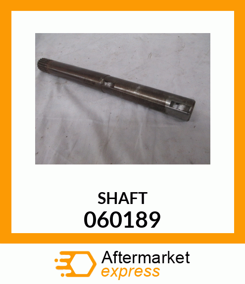 SHAFT 060189