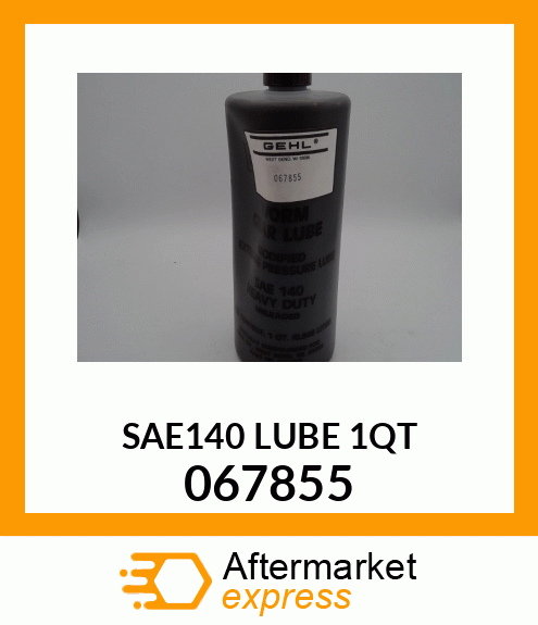 SAE140 LUBE 1QT 067855