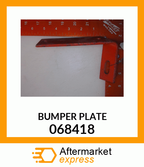 BUMPER PLATE 068418