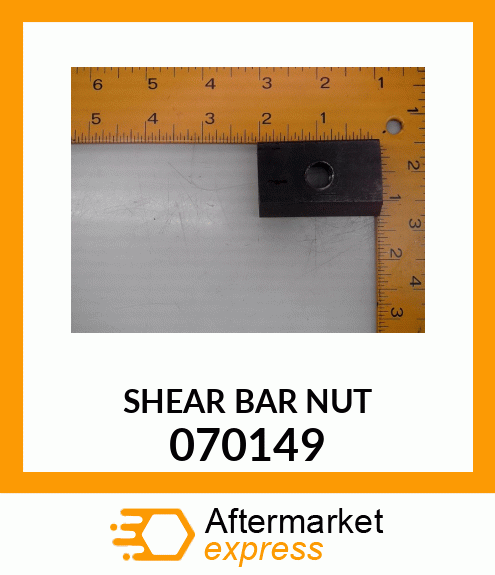 SHEAR BAR NUT 070149