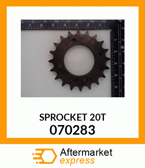 SPROCKET 20T 070283