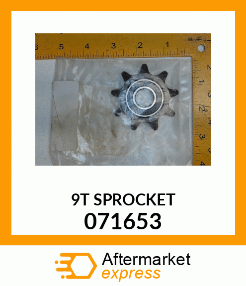 SPROCKET 9T 071653