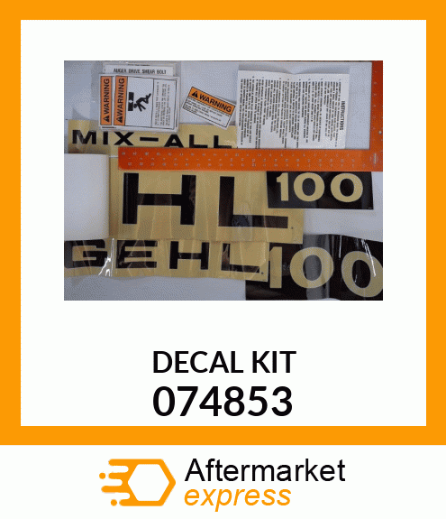 DECAL KIT 074853