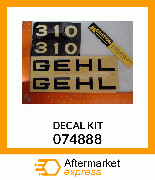 DECAL KIT 074888