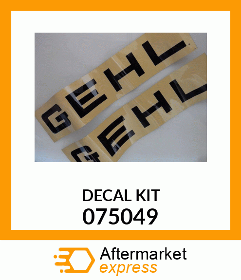 DECAL KIT 075049