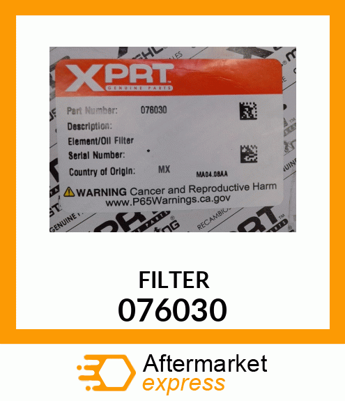 FILTER 076030