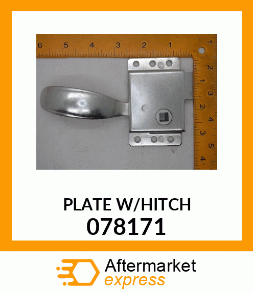 PLATE_W/HITCH 078171