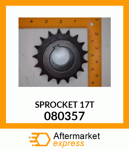 SPROCKET 17T 080357