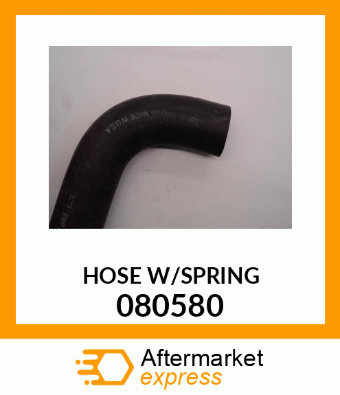 HOSE_W/SPRING 080580