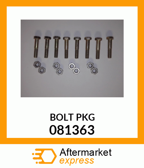 BOLTPK/8 081363