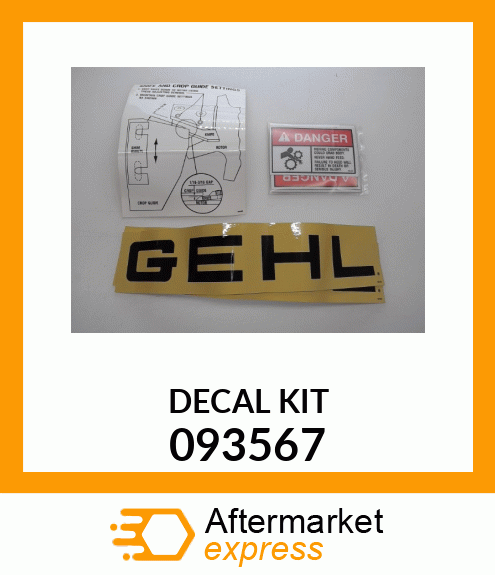 DECAL KIT 093567