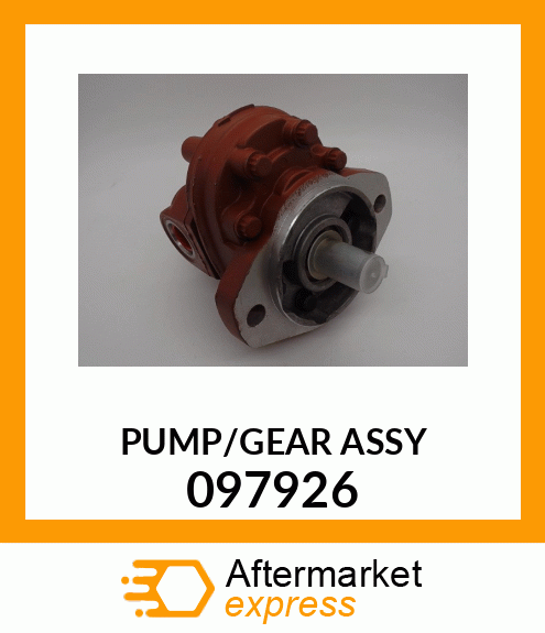 PUMP/GEAR ASSY 097926