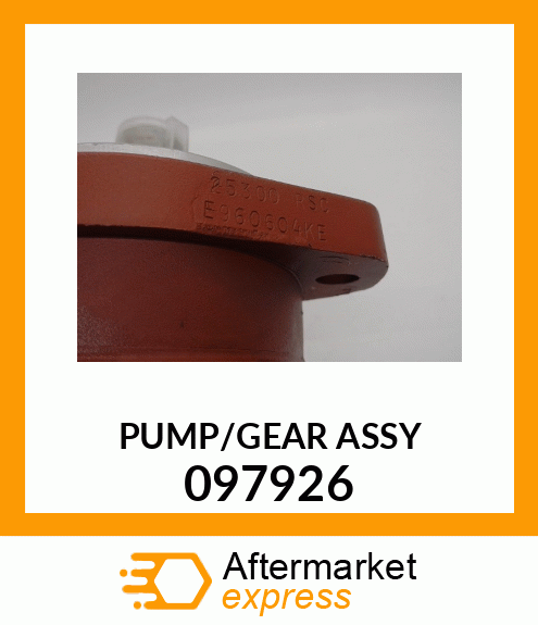 PUMP/GEAR ASSY 097926