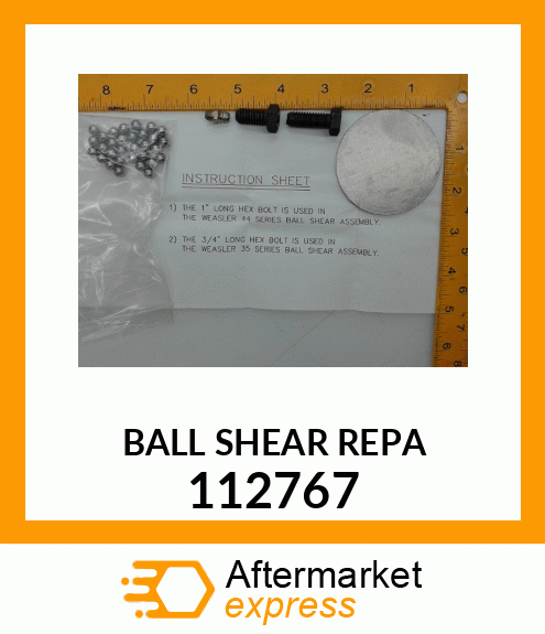 BALL SHEAR REPA 112767