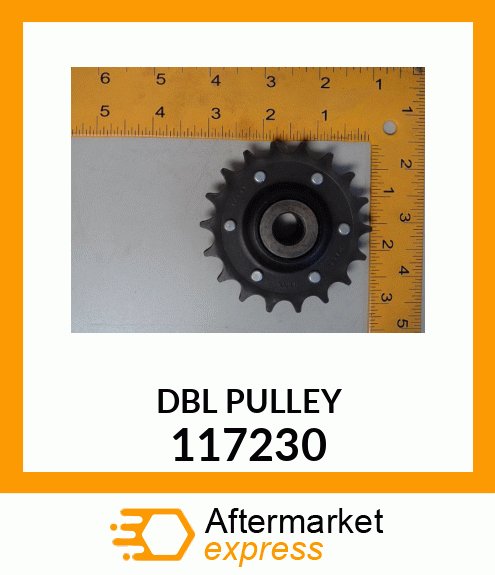 DBL PULLEY 117230