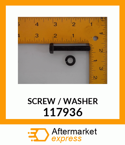 SCREW / WASHER 117936