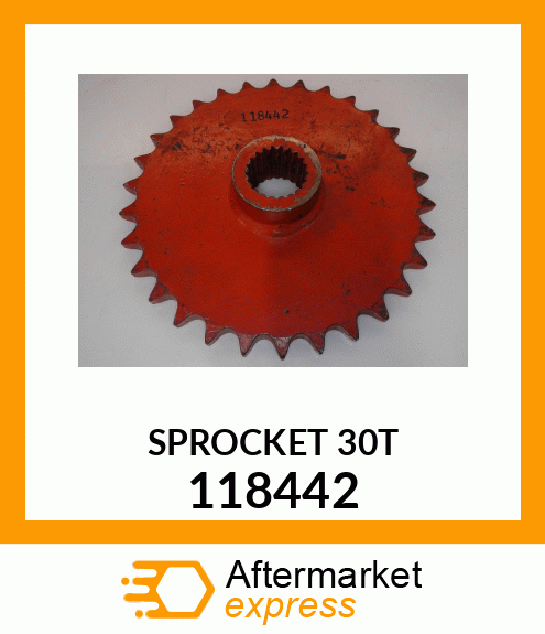 SPROCKET 30T 118442