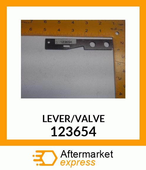 LEVER/VALVE 123654