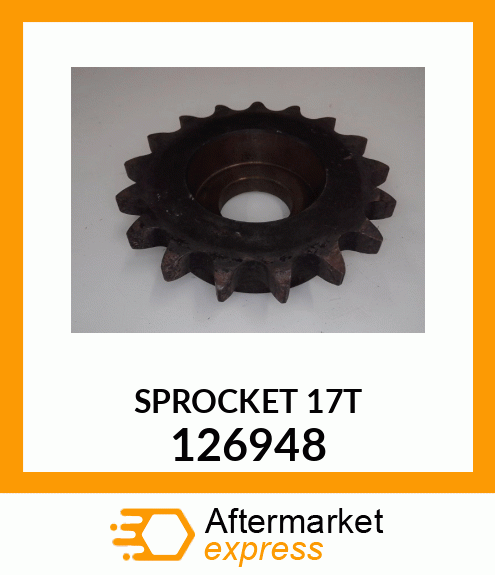 SPROCKET 17T 126948