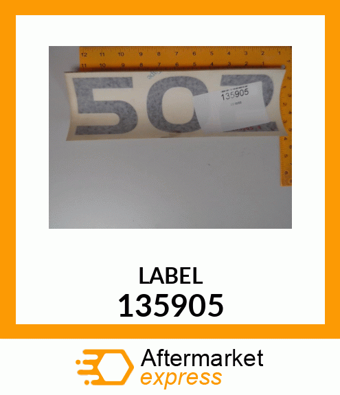 LABEL 135905